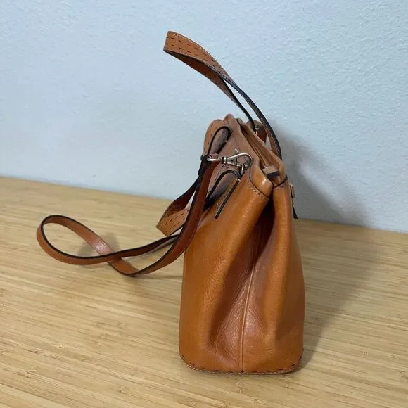 Fossil Tan Leather Crossbody Bag - Picture 4 of 10